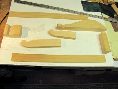 All the basic pieces are maple.