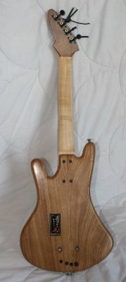 Back view of guitar