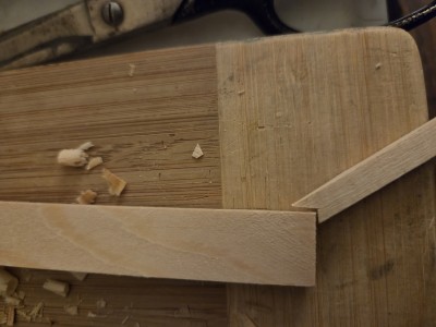 How I was going to notch onto fretboard block