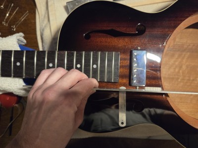.O21&quot; dip w/ string tension, .012&quot; without