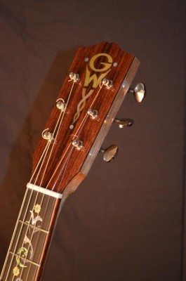 Head and logo inlay