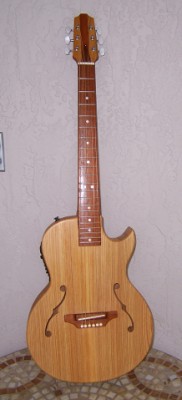 Nice frontal view of my Cypress Slimline Guitar.