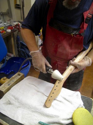... and polishing here.