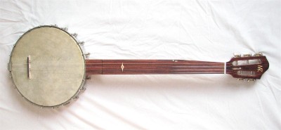 Fretless Cocobolo fingerboard and head plate.