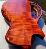 flame maple with bourbon dye